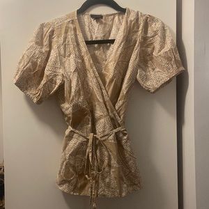 Ann Taylor XXS wrap blouse